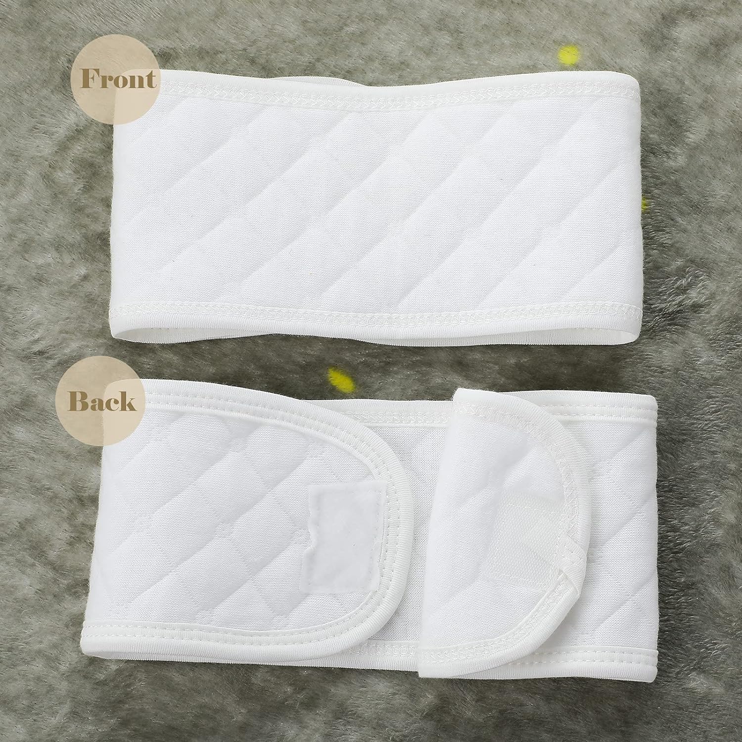 Nuanchu 20 Pieces Baby Belly Band Cotton Newborn Belly Belt Infant Umbilical Cord Protector Soft Baby Belly Button Band Newborn Navel Belt for Protection Abdomen Baby Boy Girl Gifts 0-12 Months - Image 6